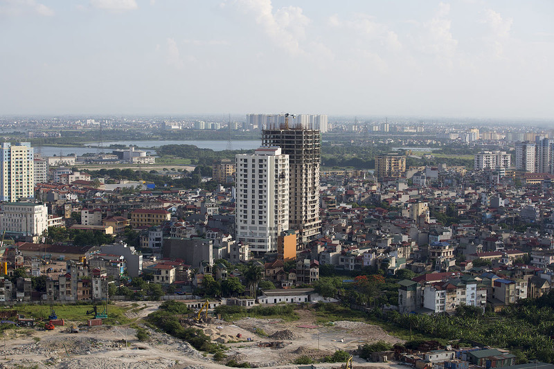 construction site in Hanoi