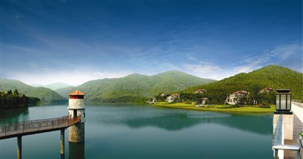 天湖峰景图片